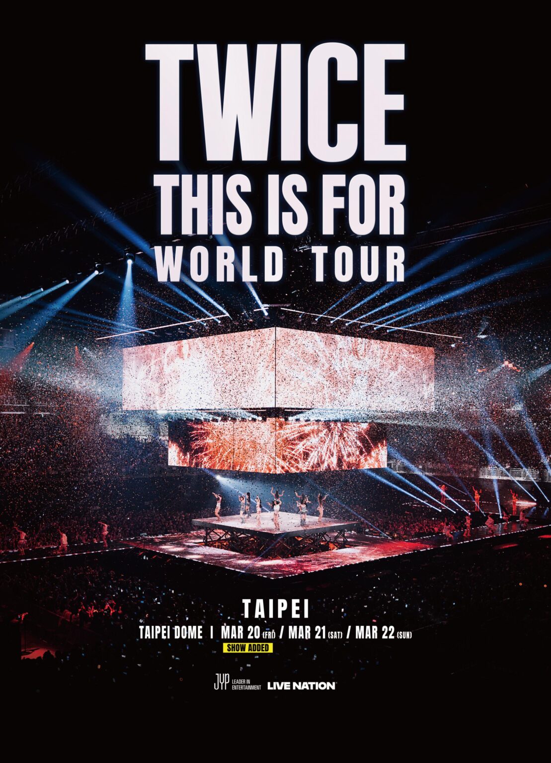 251204 تحديث تويتر JYPETWICE - جولة توايس العالمية في تايبيه معلومات العرض الإضافية: 2026.03.20 (الجمعة) @ Taipei Dome