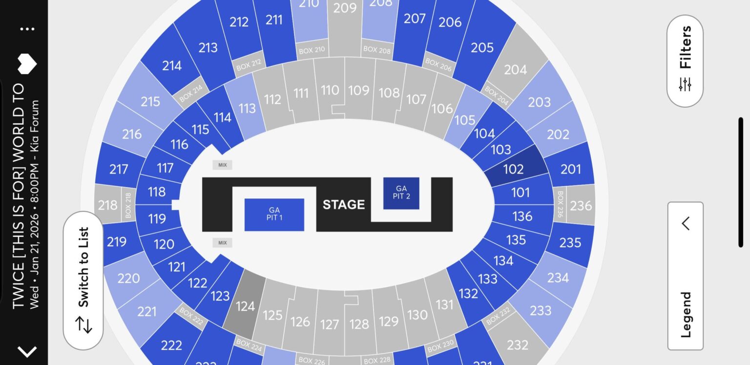 أين تجلس في لوس أنجلوس؟ منتدى كيا