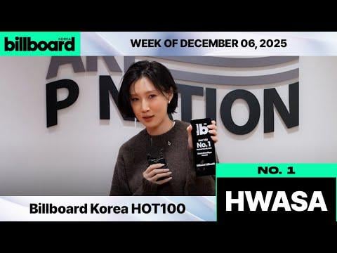 هواسا (مامامو) - الفنانة رقم 1 في بيلبورد كوريا هوت 100: هواسا (أسبوع 6 ديسمبر 2025) @ بيلبورد كوريا (251208)