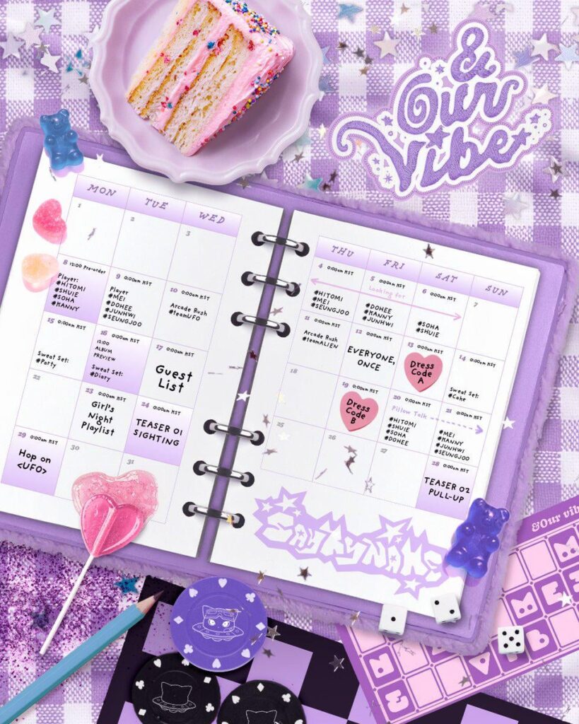 قل اسمي - ألبوم EP الثالث: &أجواءنا (جدول العودة)