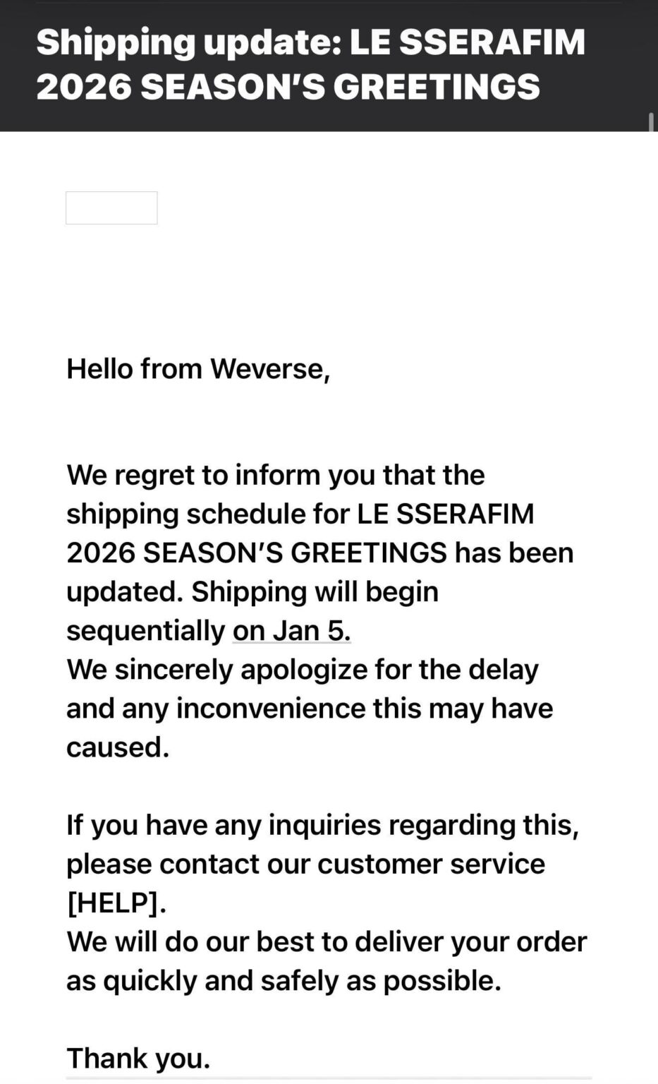 تحيات الموسم تأخرت؟