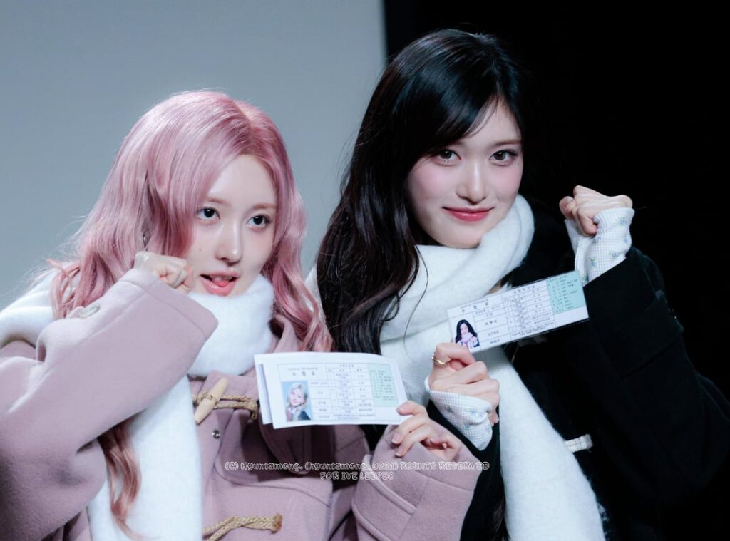 251116 تحديث موقع المعجبين لـ Gaeul و Leeseo