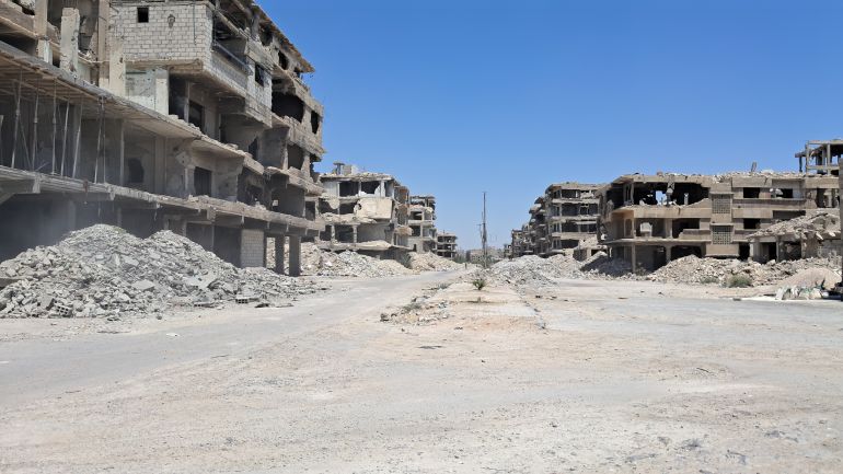 دمار واسع في عدة مناطق بسوريا يتطلب إعادة بناء