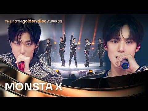 MONSTA X - STING + Intro + N the Front + افعل ما أريد في حفل جوائز القرص الذهبي الأربعين (260110)