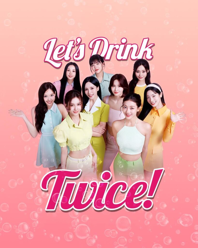 260105 تحديث انستقرام تيزن - عارضة أزياء تيزن الجديدة هي ✨10 سنوات بعد ترسيمها، TWICE لا تزال مثيرة! يلتقط Teazen Kombucha الطاقة المنعشة لـTWICE. سنرى المزيد من هذا المزيج في المستقبل🔥