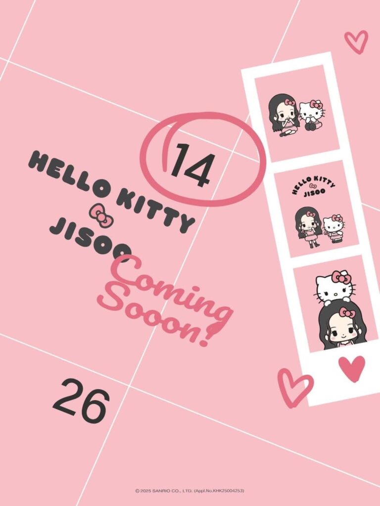 260112 متجر Jisoo x Hello Kitty Pop Up في متجر كريم دوسان | 14 - 20 يناير