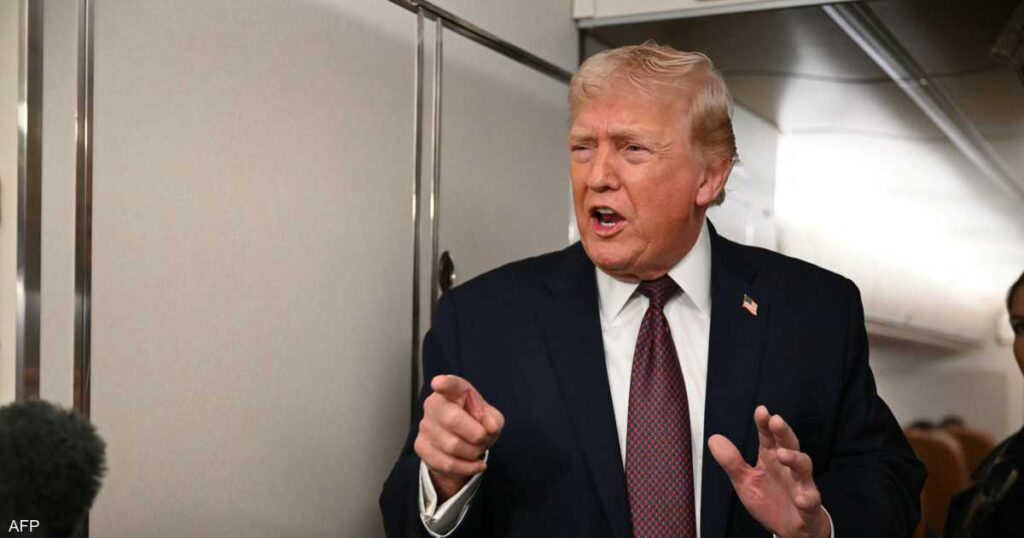 ترامب يلوح بالتحرك قبل اجتماع محتمل مع طهران ترامب يلوح بالتحرك قبل اجتماع محتمل مع طهران