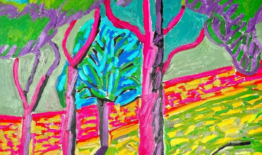 الطبيعة ذكرى داخلية في لوحات ريما أميوني