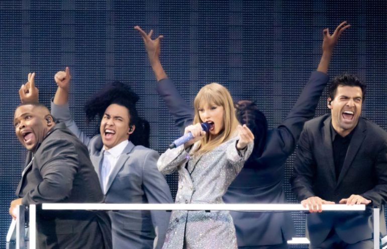 epa12584537 (FILE) - US singer-songwriter Taylor Swift performs on stage during her concert, as part of her 'The Eras Tour', at the San Siro stadium in Milan, Italy, 13 July 2024 (reissued 11 December 2025). Taylor Alison Swift is one of the highest-grossing live music artists known for her autobiographical songwriting and artistic reinventions. Accordingly, to Forbes, Taylor Swift is the worlds richest female musician. EPA/MATTEO BAZZI