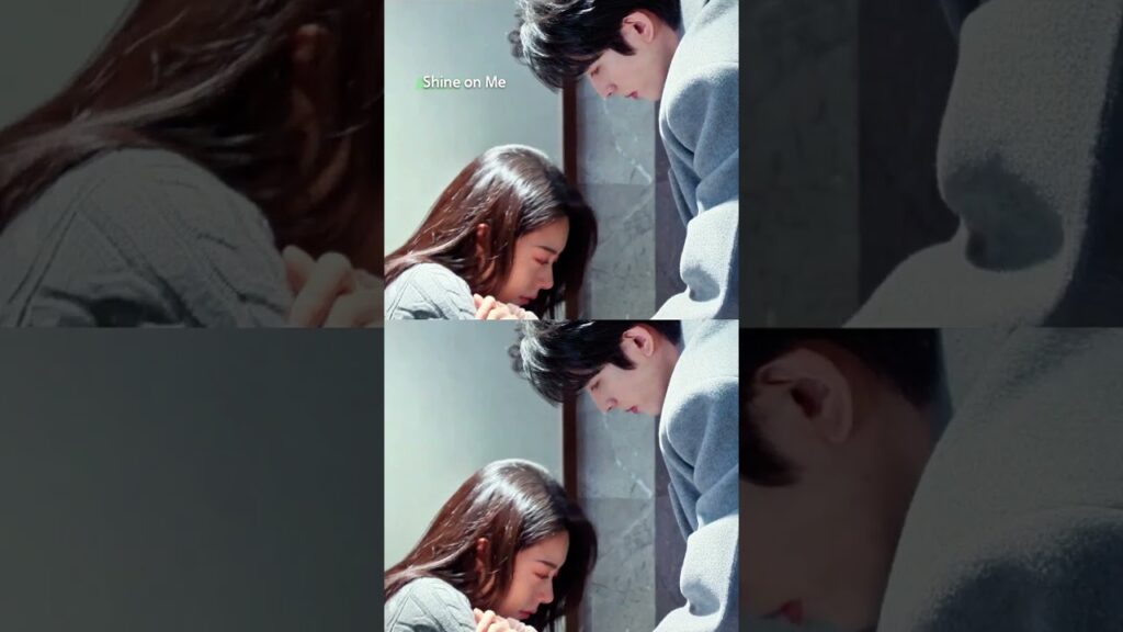 دموعها تربكه وتكسر قلبه😢💔 امنحني الأمل #shineonme #songweilong #zhaojinmai #cdrama #iqiyi