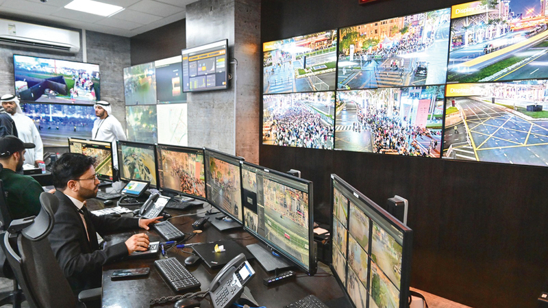 غرفة العمليات المركزية تابعت سَير الفعاليات لحظة بلحظة. من المصدر