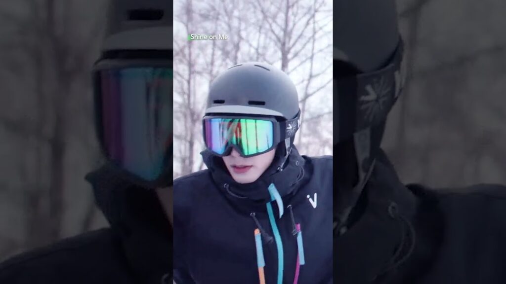 سباق ثلجي يخطف الأنظار 🏂😎 امنحني الأمل #shineonme #songweilong #zhaojinmai #cdrama #iqiyi