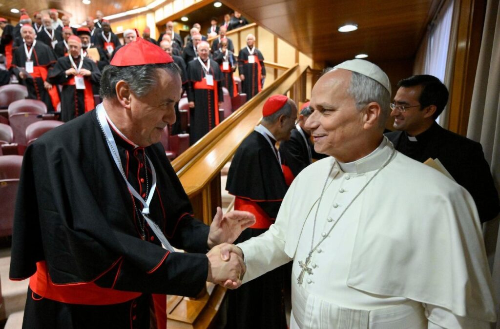 البابا لاون الرابع عشر يفتتح أعمال كونسيستوار الكرادلة في الفاتيكان