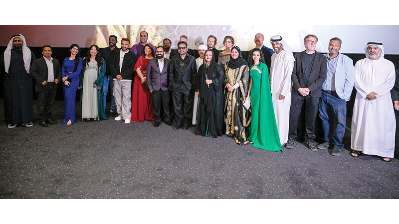 حضور جماهيري كبير ونخبة من الفنانين والعاملين في المجال السينمائي شهدوا العرض الافتتاحي لفيلم &laquo;باب&raquo;. تصوير: أشوك فيرما