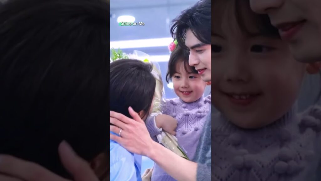 عائلة صغيرة وسعادة كاملة✈️💞 امنحني الأمل #shineonme #songweilong #zhaojinmai #cdrama #iqiyi