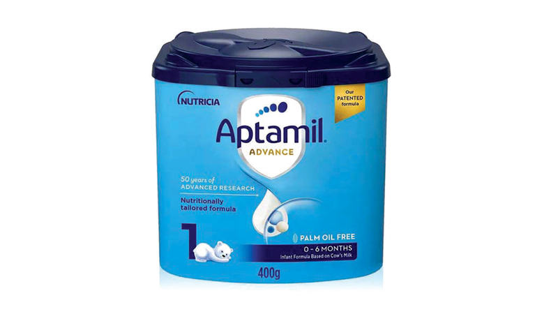 سحب دفعة حليب الأطفال «Aptamil Advance 1 POF» من منافذ البيع سحب دفعة حليب الأطفال «Aptamil Advance 1 POF» من منافذ البيع
