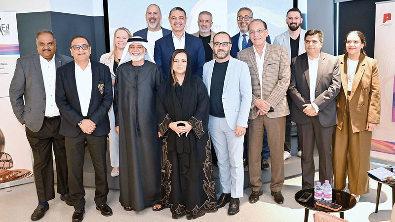 خلال الكشف عن تفاصيل &laquo;المهرجان&raquo; في أبوظبي. تصوير: إريك أرازاس