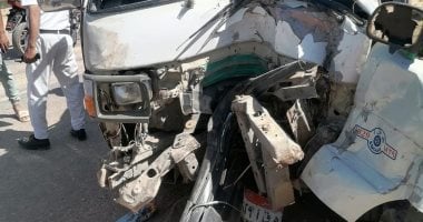 مصرع 11 شخصا وإصابة 10 آخرين فى حادث تصادم بالمنيا مصرع 11 شخصا وإصابة 10 آخرين فى حادث تصادم بالمنيا