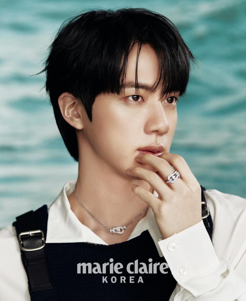 BTS Jin - Marie Claire Korea x FRED Jewelry (المعاينة المصورة لإصدار فبراير 2026)
