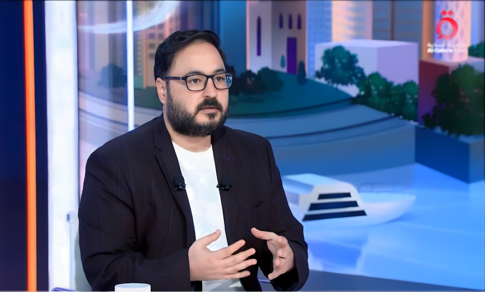 الناقد علي الكشوطي، رئيس قسم الفن،اليوم السابع ،قناة القاهرة الإخبارية،قناة القاهرة الإخبارية ، عهد العباسي ،رشا عماد،علي الكشوطي