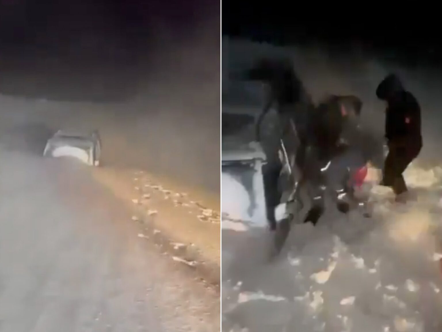 وسط عاصفة قاسية.. إنقاذ شبان علقوا بسيارة حاصرتها الثلوج بجنوب لبنان | منوعات وسط عاصفة قاسية.. إنقاذ شبان علقوا بسيارة حاصرتها الثلوج بجنوب لبنان | منوعات