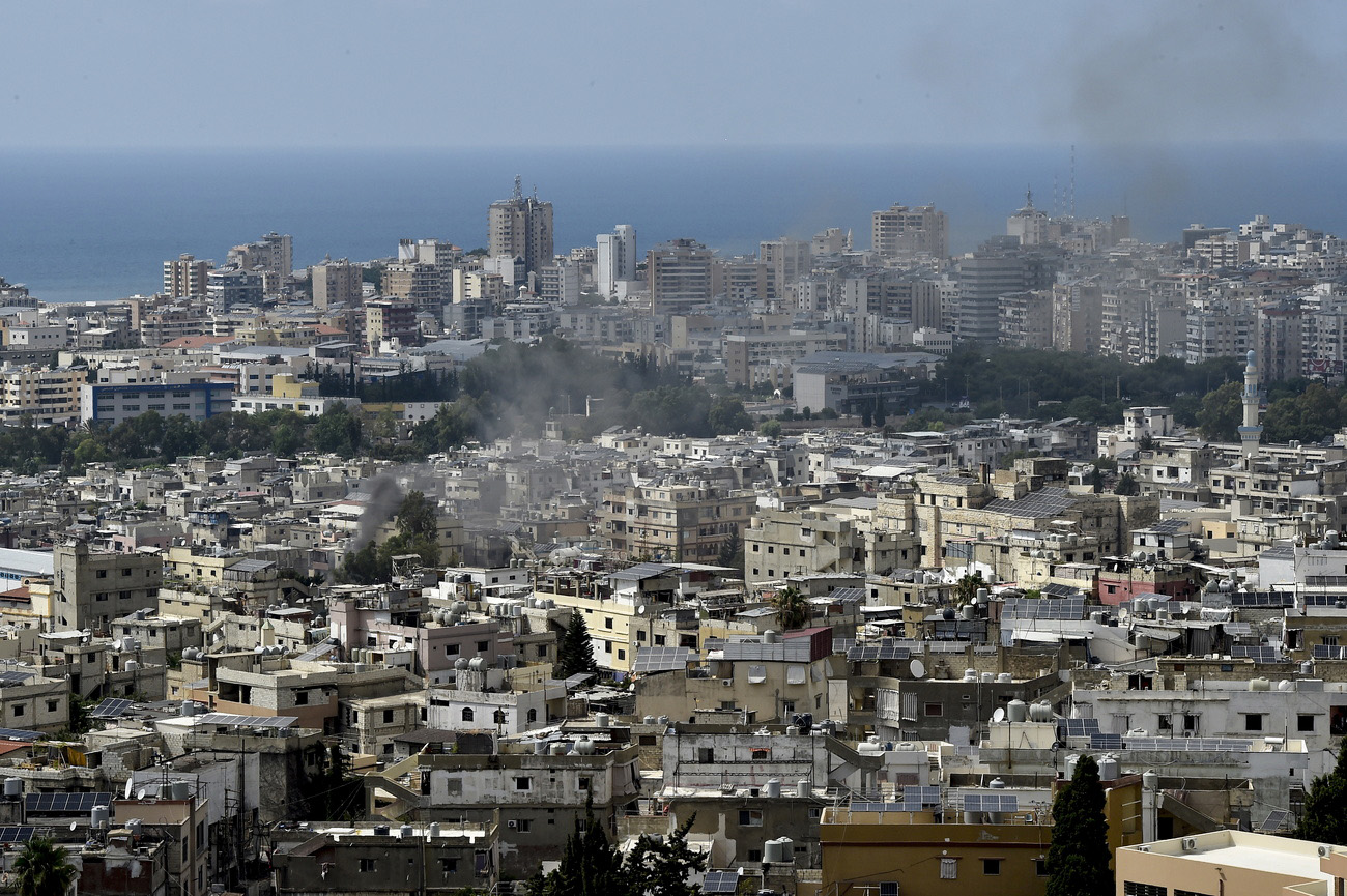 منظر جوي لعين الحلوة