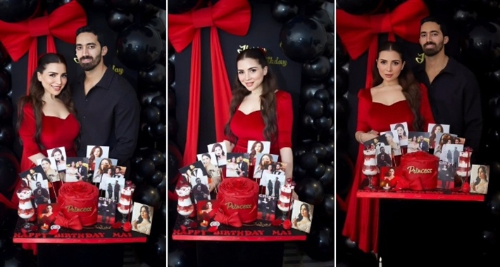 مي عز الدين وزوجها