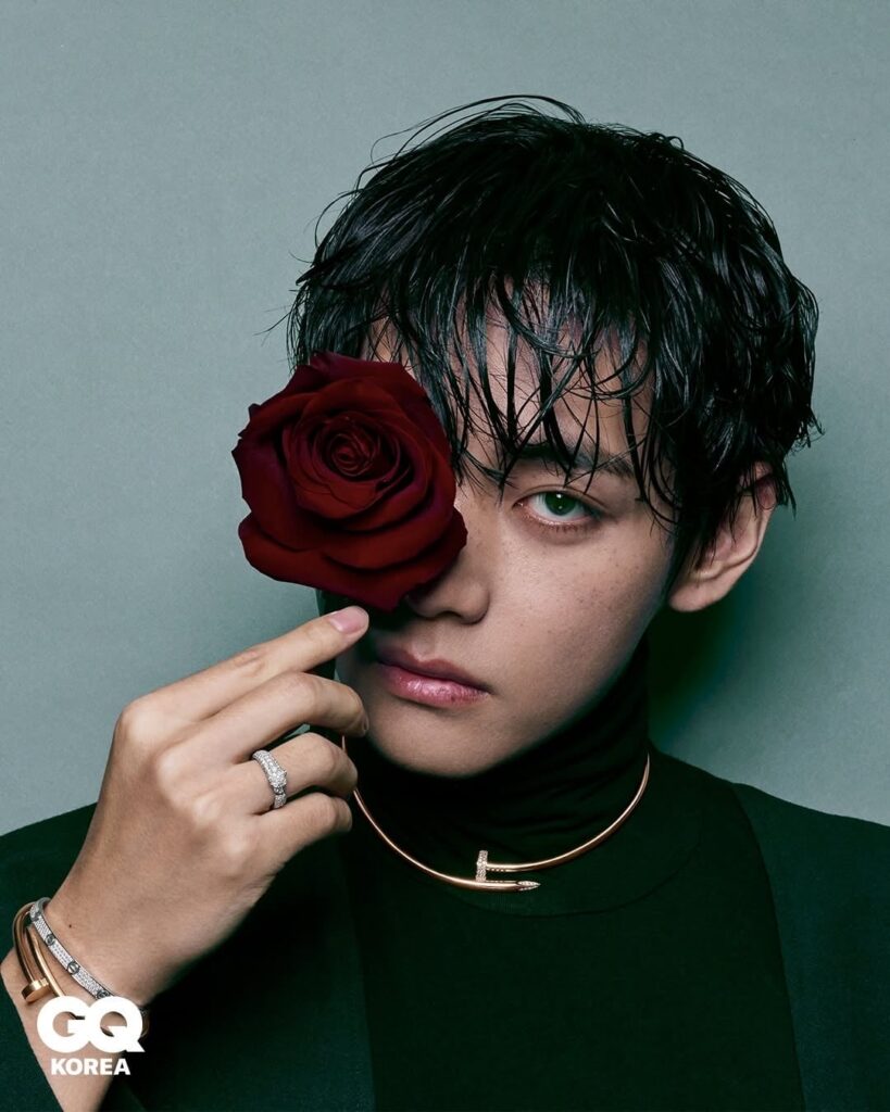 BTS V - GQ Korea x Cartier (المعاينة المصورة لإصدار فبراير 2026)