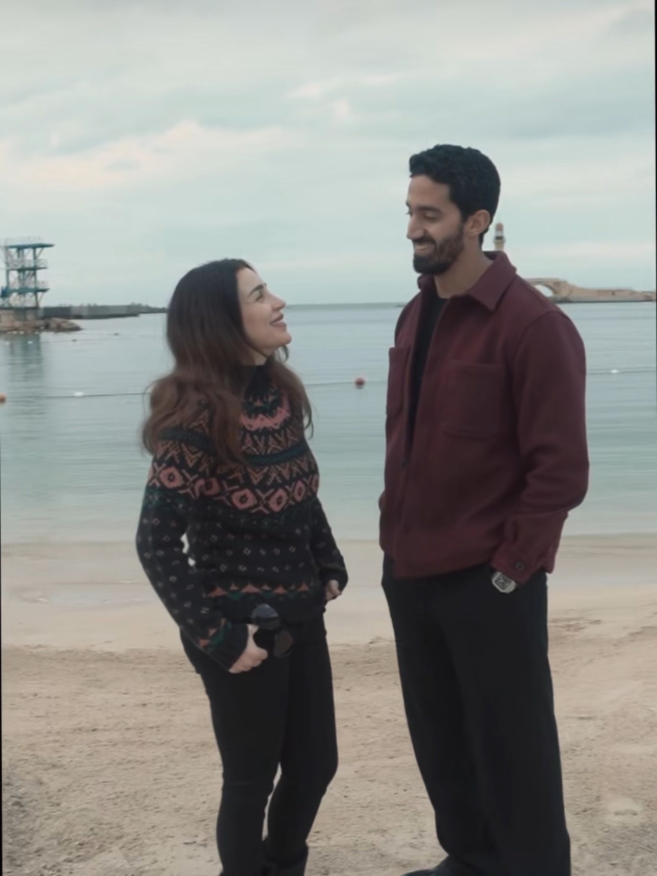 May be an image of one or more people, beard and beach