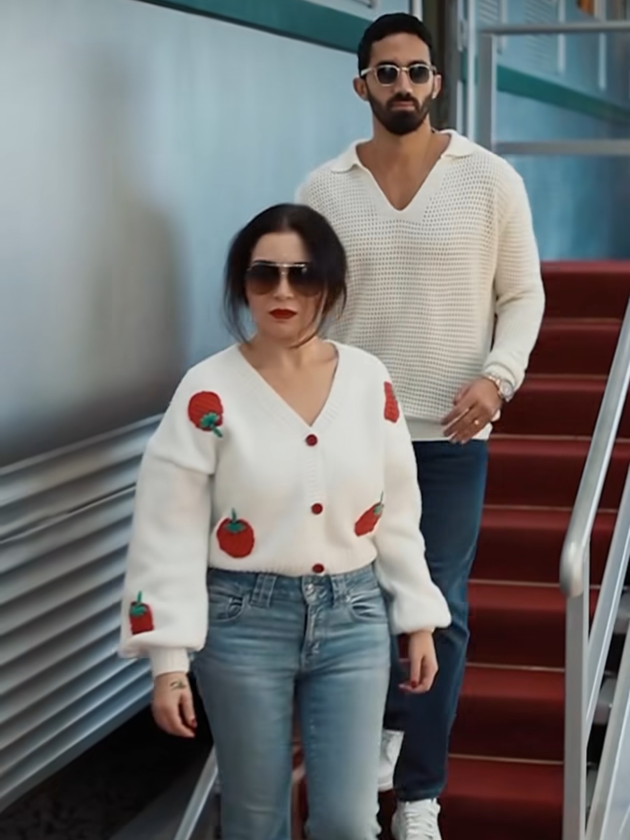 May be an image of one or more people and beard