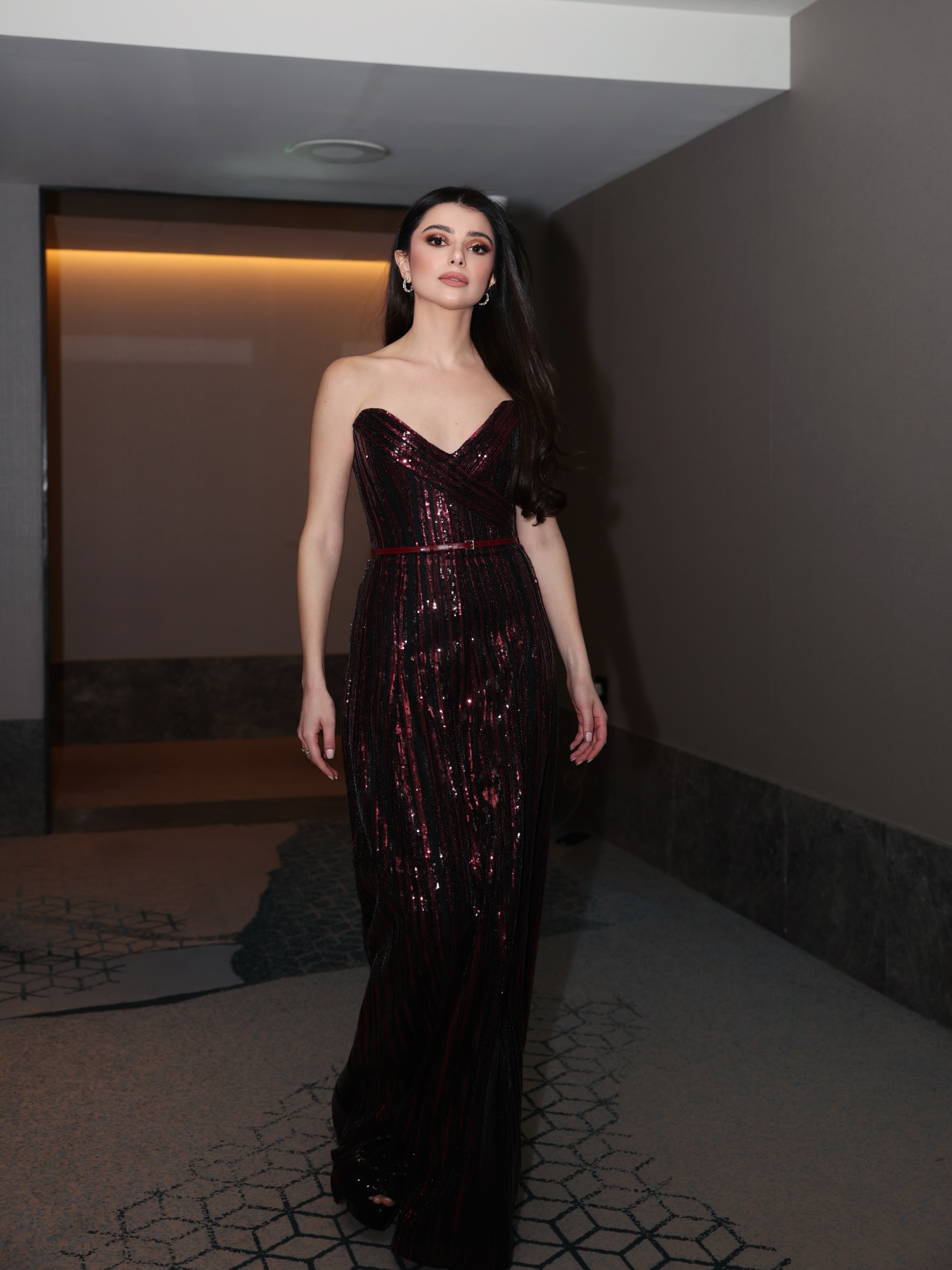 ماريتا الحلّاني بتصميم إيلي صعب ( تصوير راني فوّاز)