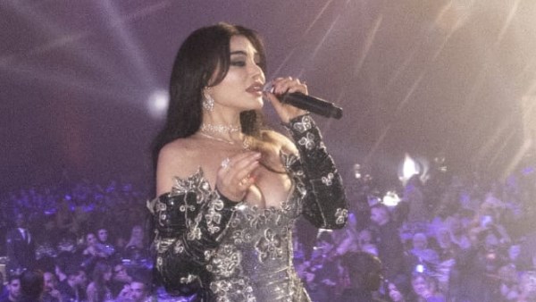 موقف جرئ.. هيفاء وهبي تقطع فستانها خلال حفلها لتتمكن من الرقص |فيديو