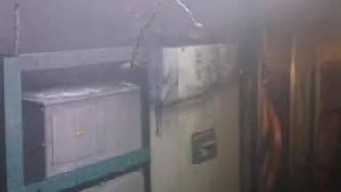 إخماد حريق مولّدَي كهرباء في معمل مياه تنورين