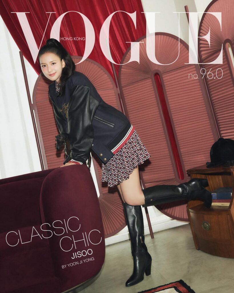 260105 Jisoo x Tommy Hilfiger لإصدار الإصدار الرقمي لشهر يناير 2026 من Vogue في هونج كونج