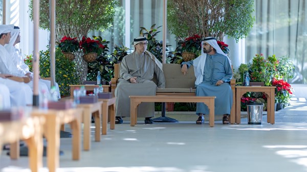 محمد بن راشد يلتقي منصور بن زايد ويبحثان آفاق التنمية الشاملة لرفعة الوطن وخدمة المواطن