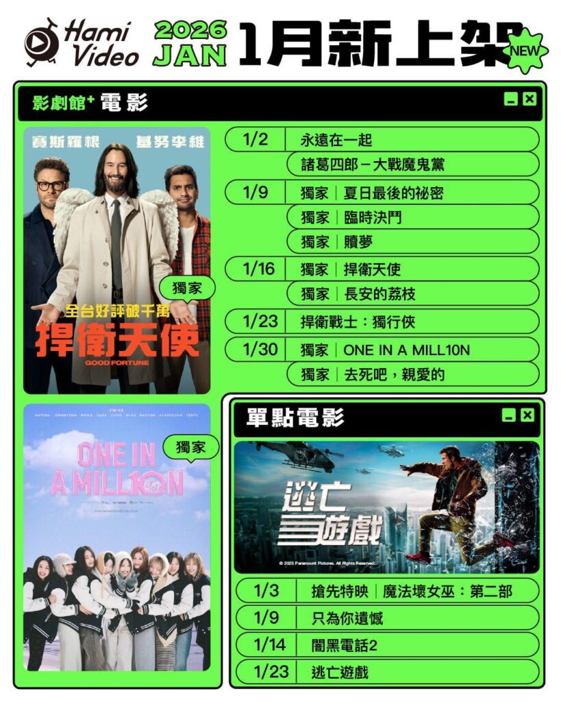 260104 تحديث فيديو Hami على الانستقرام - سيتم إصدار الفيلم الوثائقي ONE IN MILL10N على خدمة البث التايوانية في 30 يناير