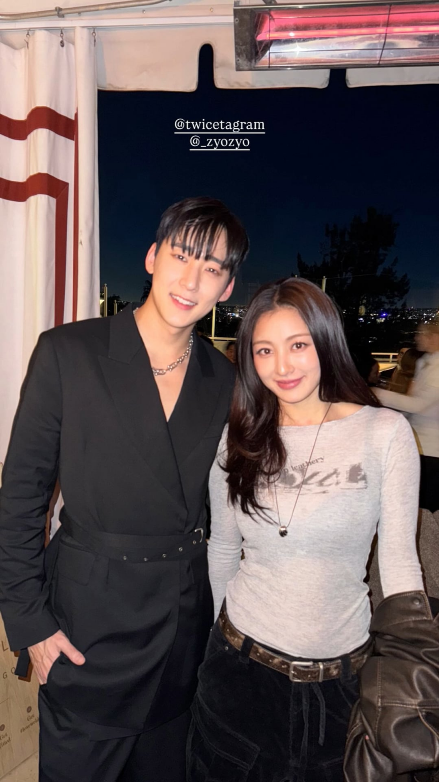 260112 تحديث قصة Instagram kevinwoo_official - كيفن وو (الصوت الغنائي لـ Mystery Saja من K-Pop Demon Hunters) مع جيهيو في حفل Golden Globes