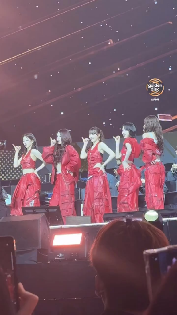 260110 تحديث الانستقرام لجوائز القرص الذهبي مع LE SSERAFIM