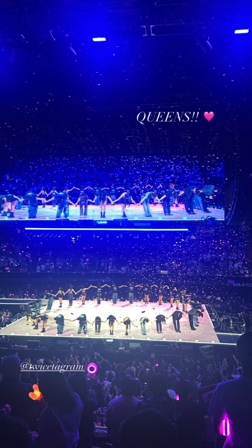 260123 كاميلاريبيلي (جيرلست كاميلا) تحديثات قصة الانستقرام مع توايس - كوينز!! 🩷 مرتين | ❤️‍🔥