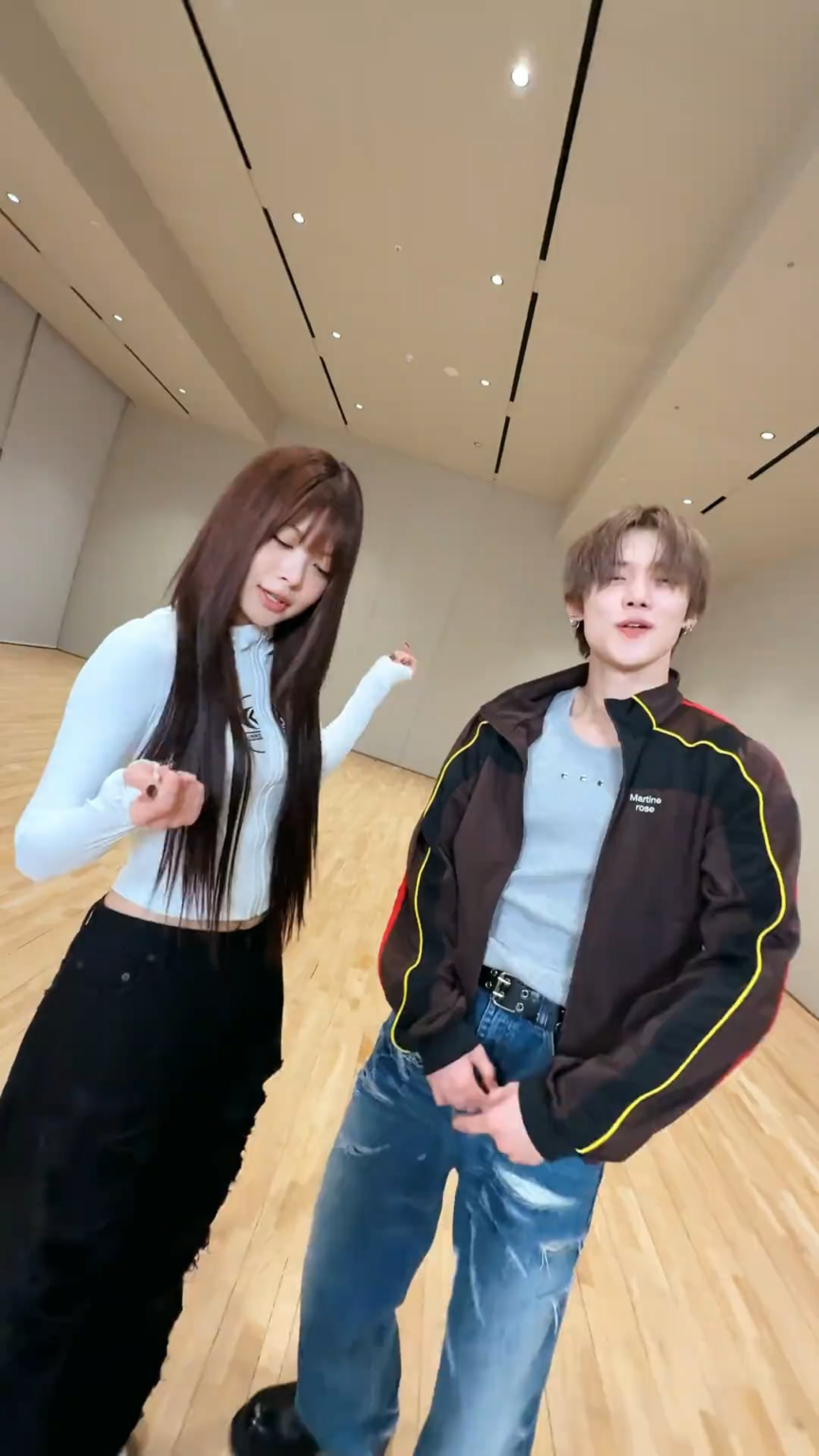 260110 تحديث TikTok غدًا X معًا مع Hong Eunchae - 🤜💥 Talk to You W Yeonjun (تحدي التحدث إليك)