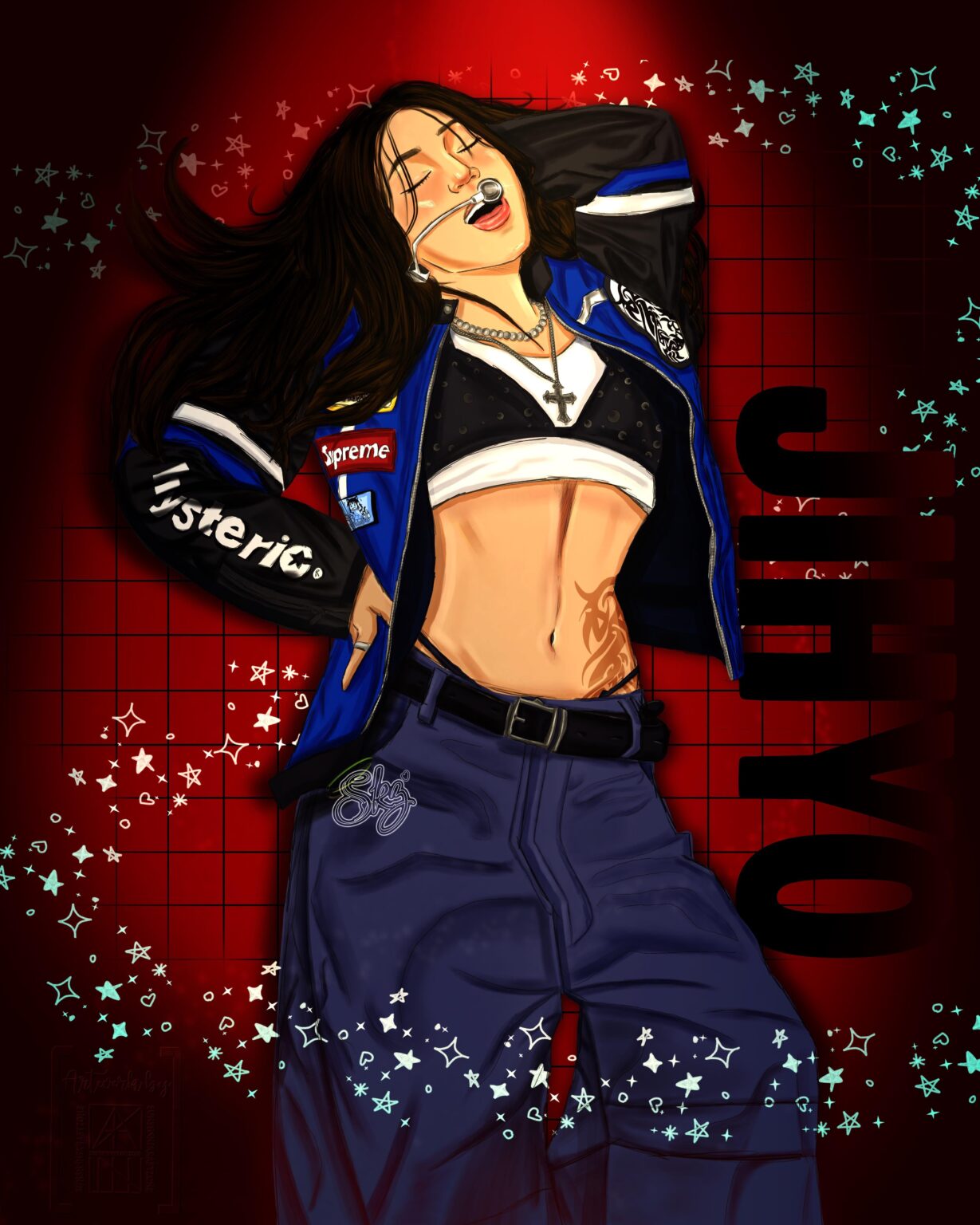 لقد رسمت Fanart لـ Jihyo "ATM".