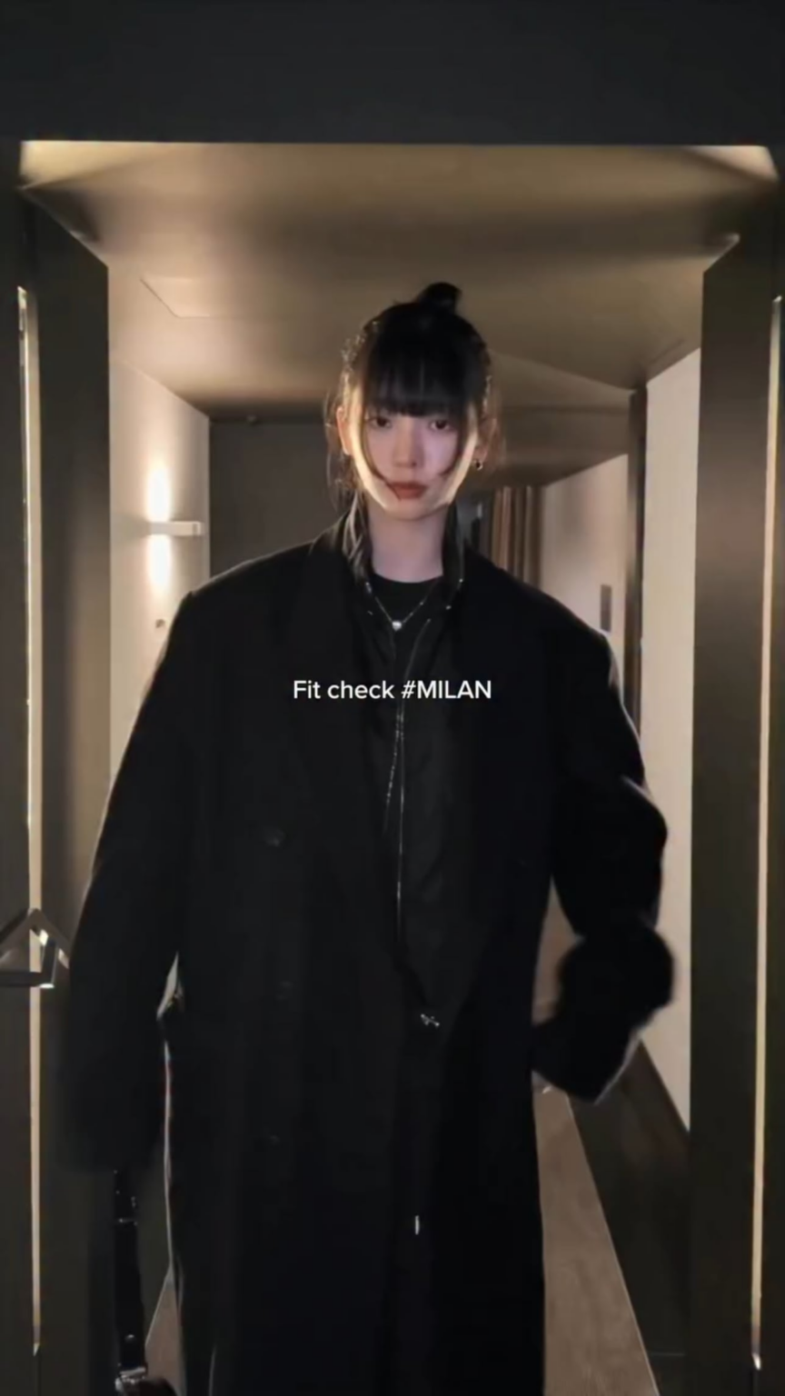 260118 تحديث aespa Instagram Reels مع كارينا - Fit check #MILAN
