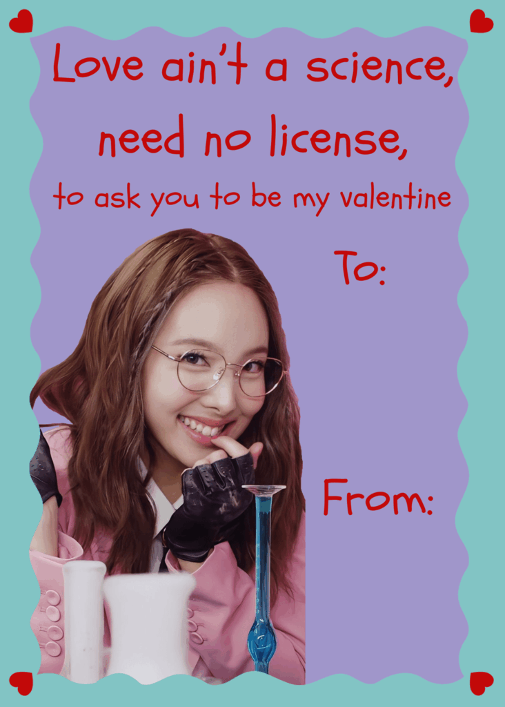 لقد صنعت بطاقات عيد الحب!