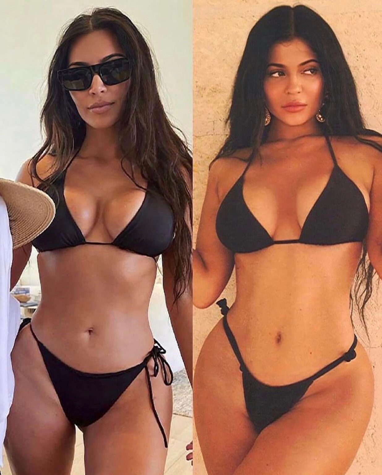 Kim Kardashian and Kylie Jenner