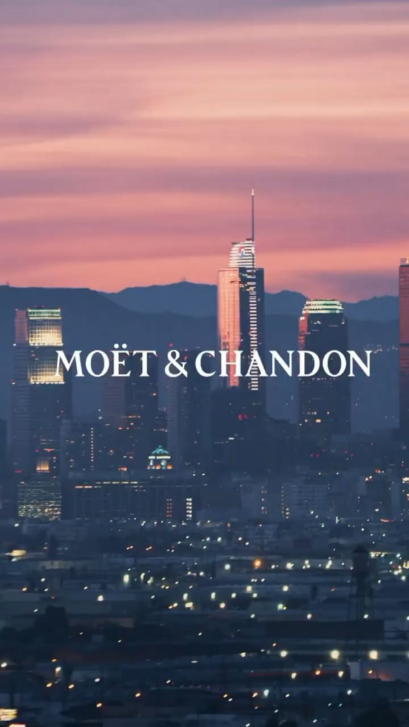 260112 تحديث Moët & Chandon الرسمي على الانستقرام - الأضواء، الكاميرا، الشمبانيا. السجادة الحمراء في حفل توزيع جوائز جولدن جلوب رقم 83 (قص جيهيو)