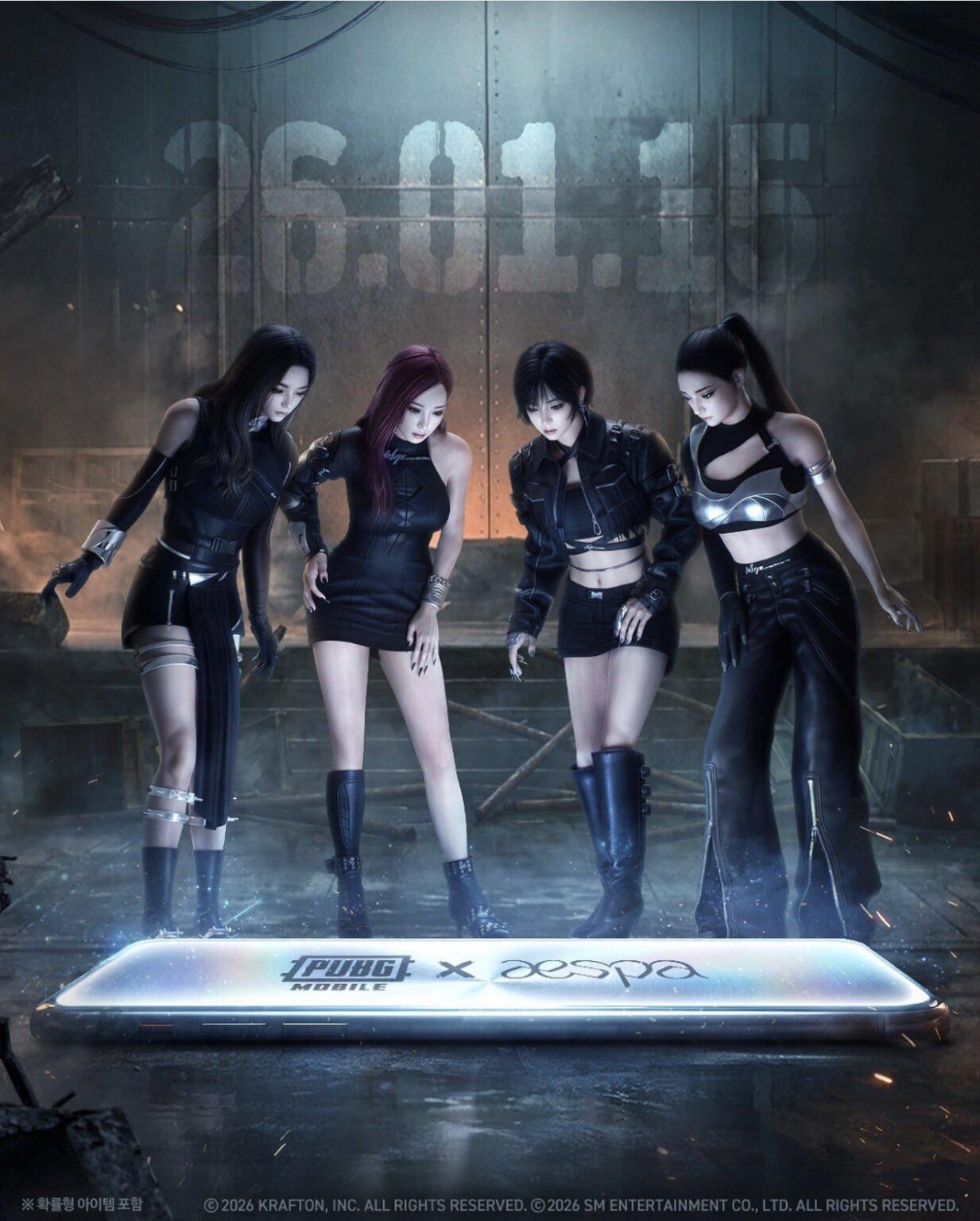 aespa x PUBG MOBILE (صورة تشويقية للتعاون) aespa x PUBG MOBILE (صورة تشويقية للتعاون)