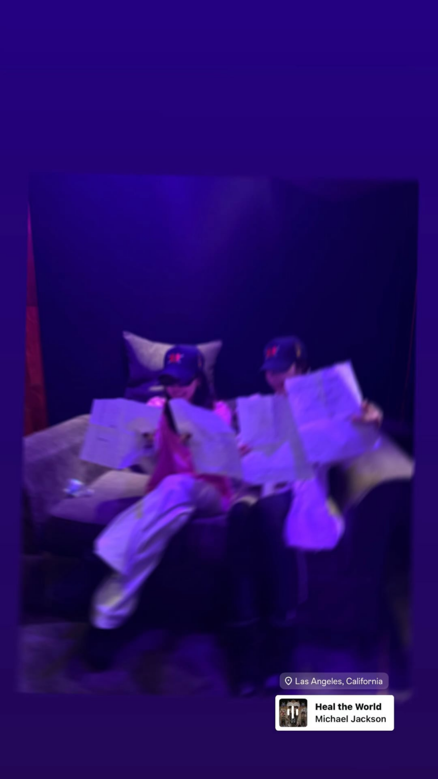 260108 تحديث قصة نينغ نينغ على الانستقرام مع جيزيل