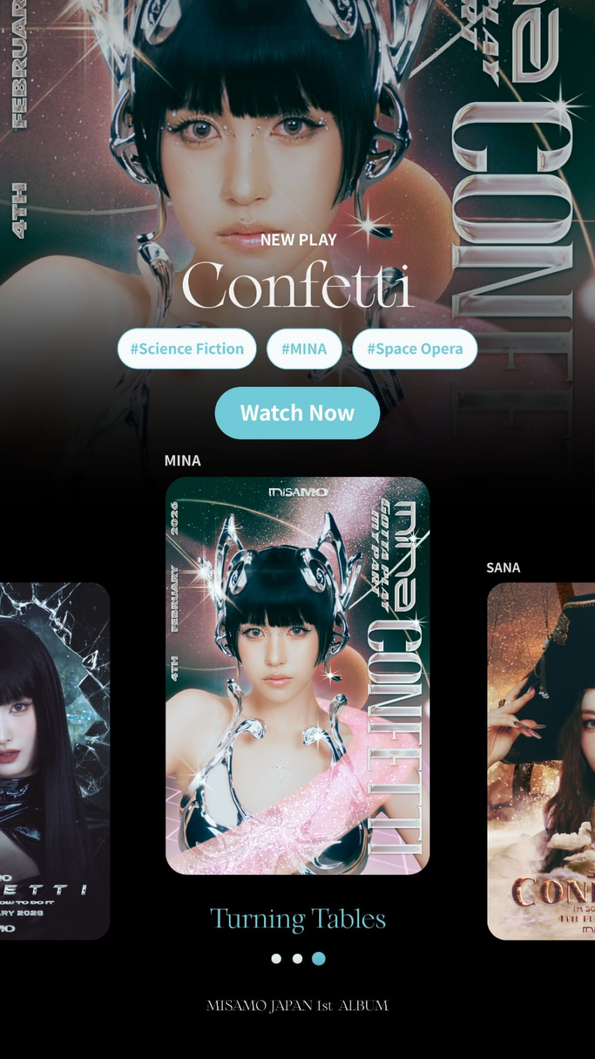 تحديث 260113 Japan Tiktok - شاهد الآن.ᐟ ↪لعبة جديدة 「Confetti」 :: MOMO