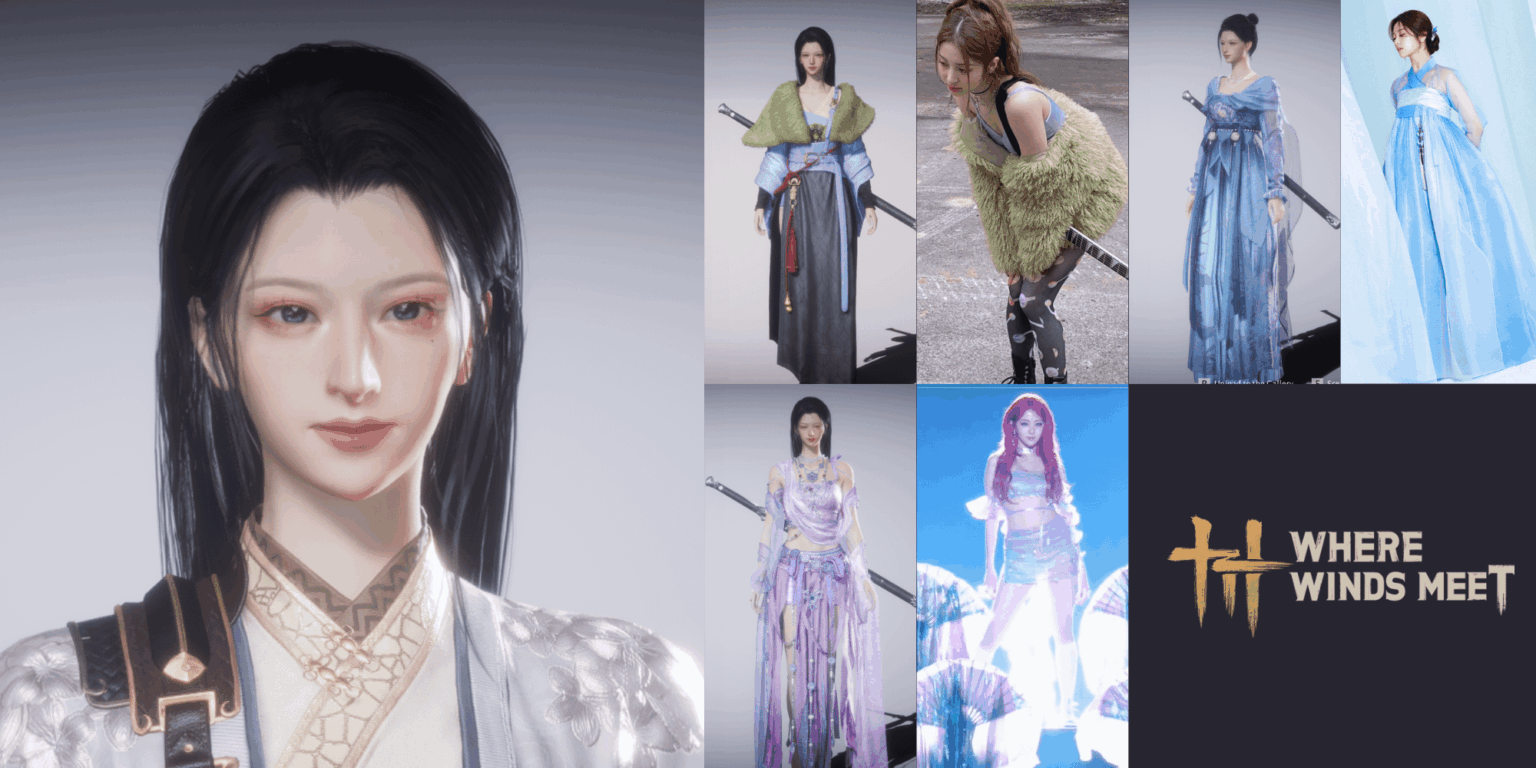 حيث تلتقي الرياح - أفكار ملابس هوه يونجين