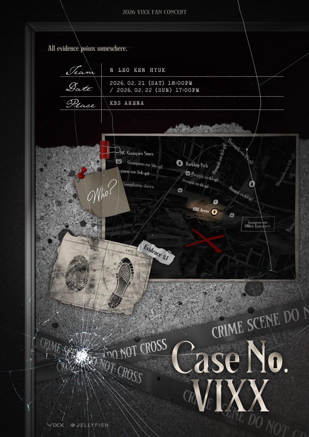 VIXX - حفل المعجبين لعام 2026 'القضية رقم VIXX' (ملصق)